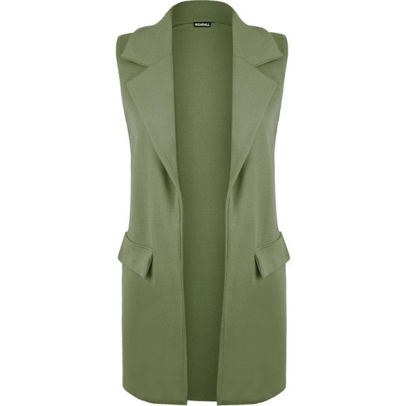 Green blazer vest - Picture 1 of 1